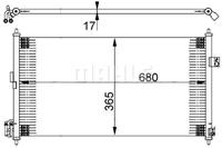 nissan Condensor, airconditioning AC390000S