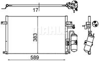 chevrolet Condensor, airconditioning AC644000S