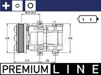 Mahle Original Kompressor, Klimaanlage  ACP 101 000P