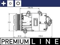 Mahle Original Kompressor, Klimaanlage  ACP 1331 000P