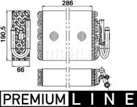 Mahle Original Verdampfer, Klimaanlage  AE 35 000P