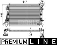 audi Intercooler, inlaatluchtkoeler CI167000P