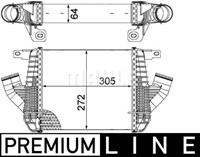 nissan Intercooler, inlaatluchtkoeler CI237000P