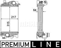 opel Intercooler, inlaatluchtkoeler CI263000P