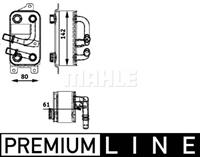 Mahle Original Ölkühler, Automatikgetriebe  CLC 43 000P