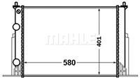 Mahle Original Kühler, Motorkühlung  CR 1450 000S