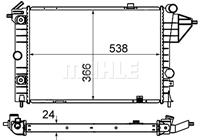Mahle Original Kühler, Motorkühlung  CR 439 000S