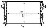 renault Radiateur CR462000P