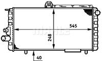 Mahle Original Kühler, Motorkühlung  CR 620 000S