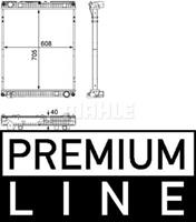 Mahle Original Kühler, Motorkühlung  CR 784 000P