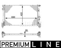 mercedes-benz Radiateur CR931000P