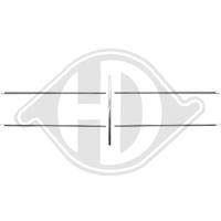 mercedes-benz Sier- / beschermingslijstset, radiateurgrille