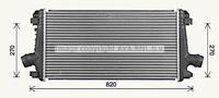 opel Intercooler, inlaatluchtkoeler OL4722