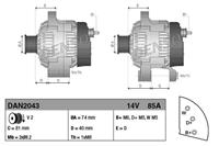 Denso Generator  DAN2043