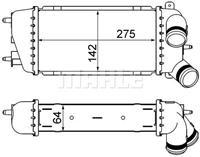 citroen Intercooler, inlaatluchtkoeler CI309000S