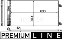 Mahle Original Kondensator, Klimaanlage  AC 751 000P