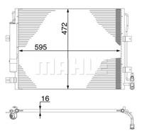 landrover Condensor, airconditioning AC273000S