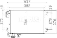 Mahle Original Kondensator, Klimaanlage  AC 304 000S