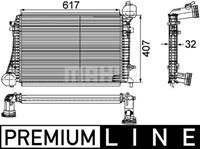 audi Intercooler, inlaatluchtkoeler CI166000P