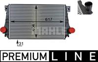 Volkswagen Intercooler, inlaatluchtkoeler CI27000P