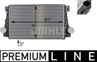 Volkswagen Intercooler, inlaatluchtkoeler CI29000P
