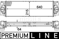 mercedes Intercooler, inlaatluchtkoeler CI368000P