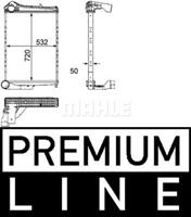 Mahle Original Ladeluftkühler  CI 182 000P