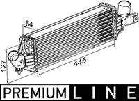 nissan Intercooler, inlaatluchtkoeler CI355000P