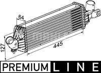 nissan Intercooler, inlaatluchtkoeler CI355000P