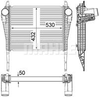 iveco Intercooler, inlaatluchtkoeler CI38000P