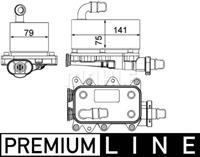 mahleoriginal Ölkühler, Automatikgetriebe Mahle Original CLC 19 000P