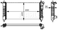 Mahle Original Kühler, Motorkühlung  CR 313 000P