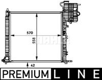 mercedes Radiateur CR716000P