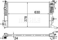 Mahle Original Kühler, Motorkühlung  CR 840 001S