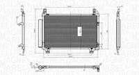 magnetimarelli Condensor, airconditioning MAGNETI MARELLI 350203837000