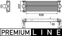 renault Intercooler, inlaatluchtkoeler CI254000P