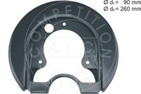 AIC Spritzblech, Bremsscheibe Hinterachse rechts  57846