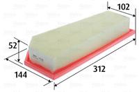 Valeo Luftfilter  585486