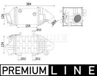 bmw Intercooler, inlaatluchtkoeler CI226000P