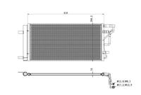 hyundai Condensor, airconditioning 350491