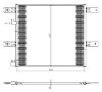 renaulttrucks Condensor, airconditioning 350508