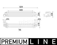 opel Intercooler, inlaatluchtkoeler CI615000P