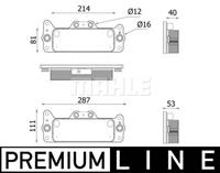 mahleoriginal Ölkühler, Automatikgetriebe Mahle Original CLC 222 000P