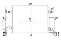 audi Condensor, airconditioning AC242000S