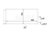 Mahle Original Kondensator, Klimaanlage  AC 890 000S