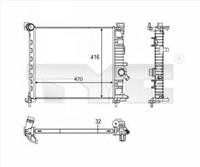 opel Radiateur 7250050R