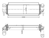 nissan Intercooler, inlaatluchtkoeler 309061