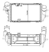 kia Intercooler, inlaatluchtkoeler 309063