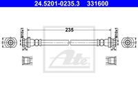 ATE Bremsschlauch Hinterachse innen  24.5201-0235.3