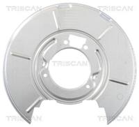 Spritzblech, Bremsscheibe Hinterachse links Triscan 8125 11207